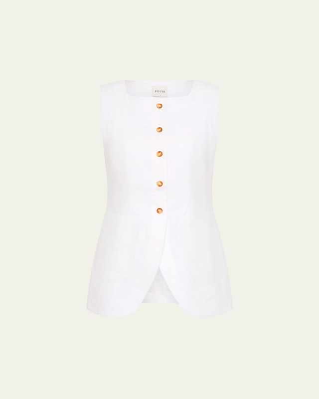 Emma Linen Vest